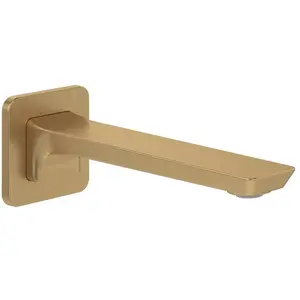 Bec de baignoire VILLEROY ET BOCH Subway 3.0 montage mural Brushed Gold pas cher