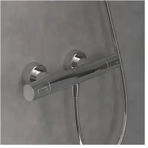 Mitigeur douche thermostatique VILLEROY ET BOCH Universal rond Chrome pas cher