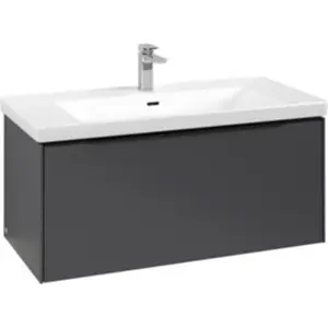 V&B Subway 3.0 Meuble sous lavabo 97,3x42,9x47,8cm, m LE/Gr bleu, graph.Vendu parcontorion