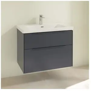Comparateur de prix : Villeroy & Boch Subway 3.0 Meuble sous-vasque, 2 tiroirs, C57402VQ,