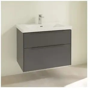 Villeroy & Boch Subway 3.0 Meuble sous-vasque, 2 tiroirs, C57402VR,