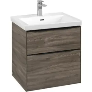 Villeroy & Boch Subway 3.0 Meuble sous-vasque, 2 tiroirs, C57801RK, pas cher
