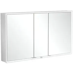 Villeroy & Boch My View Now Armoire de toilette, avec éclairage l: 130 H: 75 P: 16,8 cm, 3 portes, A4581300, pas cher