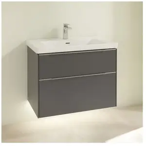 Comparateur de prix : Villeroy & Boch Subway 3.0 Meuble sous-vasque, 2 tiroirs, C574L0VR,