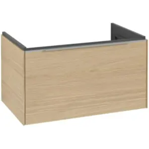 Comparateur de prix : Villeroy & Boch Subway 3.0 Meuble sous-lavabo, éclairage LED, 1 tiroir, 772x429x478mm, C573L0VJ