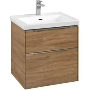 Comparateur de prix : Villeroy & Boch Subway 3.0 Meuble sous-vasque, 2 tiroirs, C57800RH,