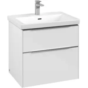 Comparateur de prix : Villeroy & Boch Subway 3.0 Meuble sous-vasque, 2 tiroirs, C57600VE,