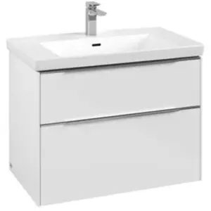Comparateur de prix : Villeroy & Boch Subway 3.0 Meuble sous-vasque, 2 tiroirs, C57400VE,