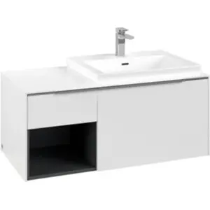 Comparateur de prix : V&B Beck. sous-meuble lavabo Subway 3.0 100,1x42,25x51,6cm, m LE/Gr AL brillant, P blanc