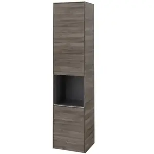 V&B Armoire haute Subway 3.0 40x171x36,2cm, porte R/Gr alu brillant, s... pas cher