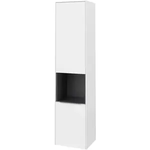 V&B Armoire haute Subway 3.0 40x171x36,2cm, porte R/Gr AL g, blanc brillant pas cher