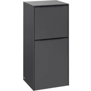 Comparateur de prix : V&B Armoire latérale Subway 3.0 40x86x36,2cm, porte L/G volc bleu, graphite