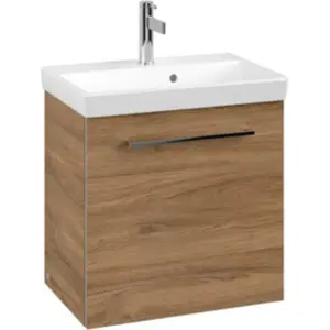 V&B Meuble sous lavabo Avento 53x51x38cm, 1 porte, gauche, Gr. vc gl., Kan Oa pas cher