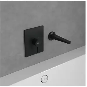 Mitigeur mécanique encastré VILLEROY ET BOCH Conum Matt Black pas cher