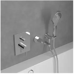Mitigeur mécanique encastré avec inverseur VILLEROY ET BOCH Conum Chrome pas cher