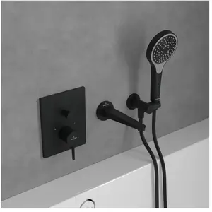 Mitigeur mécanique encastré avec inverseur VILLEROY ET BOCH Conum Matt Black