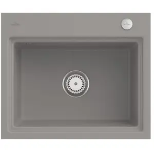Villeroy & Boch Subway Style 60 S Flat Évier de cuisine, 33662FKD,