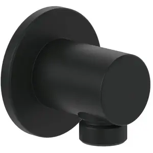 Comparateur de prix : Coude de raccordement mural VILLEROY ET BOCH Universal rond Matt Black