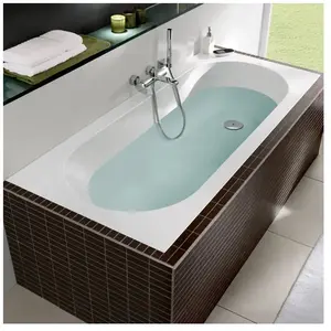 V&B Baignoire rectangulaire Oberon 160x75 cm, blanc pierre