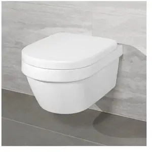Villeroy & Boch Architectura Cuvette suspendue avec DirectFlush, avec abattant WC, 4694HRR1,