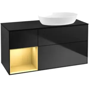 Villeroy & Boch Finion Meuble sous-vasque, 3 tiroirs, FA42HFPD, pas cher