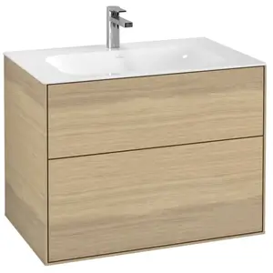 Villeroy & Boch Finion Meuble sous-vasque, 2 tiroirs, F01000PC, pas cher