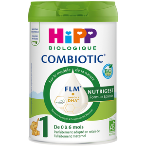 Comparateur de prix : HIPP Combiotic - Lait nourrisson formule épaissie bio 1er age 800g