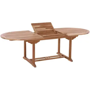 Sit Garden - Table de jardin ovale extensible avec coulissant papillon... pas cher