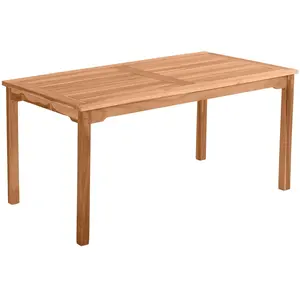 Sit Garden - Table de jardin en Teck pour 4-6 personnes naturel - 150x90x75 cm OS pas cher