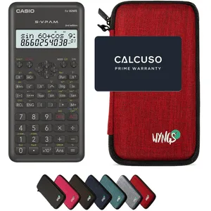 CALCUSO Ensemble de Base Rouge avec Calculatrice Casio fx-82 MS 2nd Edition pas cher