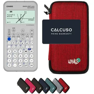 Casio Graph Light avec Housse de Protection WYNGS incluse Rouge - Calc...Vendu paramazon