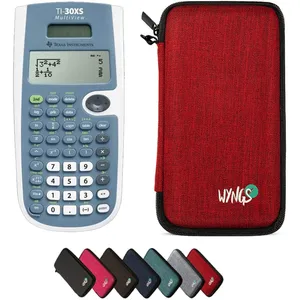 Texas Instruments CALCUSO Ensemble de Base Rouge avec Calculatrice TI-30XS MultiView