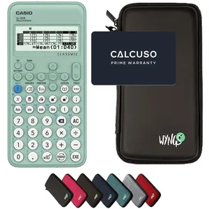 CALCUSO Ensemble de Base Noir avec Calculatrice Casio FX-92B Secondaire