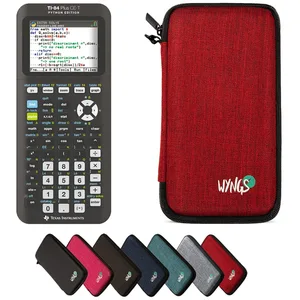 Texas Instruments CALCUSO Ensemble de Base Rouge avec Calculatrice Graphique TI-84 Plus CE-T Python Edition