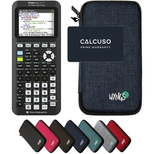 Texas Instruments CALCUSO Ensemble de Base Bleu avec Calculatrice Graphique TI-84 Plus CE-T Python Edition