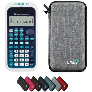 TI-Collège Plus Solar avec Housse de Protection WYNGS incluse Gris Cla... pas cher