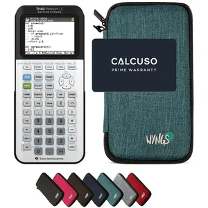TI-83 Premium CE Edition Python avec Housse de Protection WYNGS inclus...Vendu paramazon