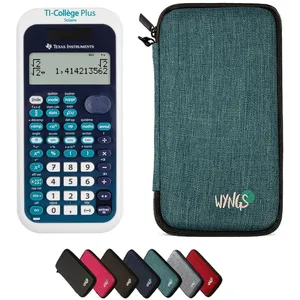 TI-Collège Plus Solar avec Housse de Protection WYNGS incluse Turquois... pas cher