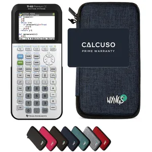 TI-83 Premium CE Edition Python avec Housse de Protection WYNGS inclus...Vendu paramazon