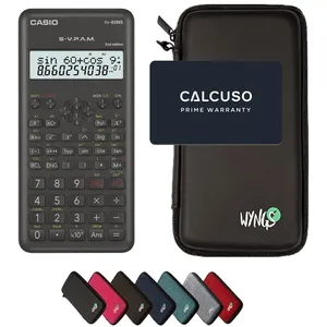 CALCUSO Ensemble de Base Noir avec Calculatrice Casio fx-82 MS 2nd Edition pas cher