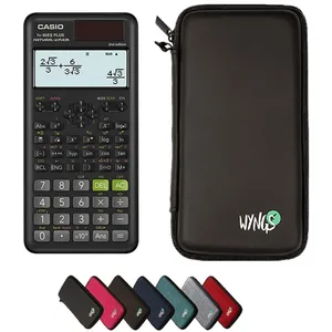 CALCUSO Ensemble de Base Noir avec Calculatrice Casio fx-85ES Plus 2nd Edition (Anglais)