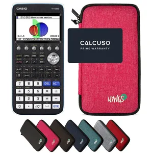 CALCUSO Ensemble de Base Rose avec Calculatrice Graphique Casio FX-CG 50