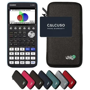 CALCUSO Ensemble de Base Gris foncé avec Calculatrice Graphique Casio FX-CG 50