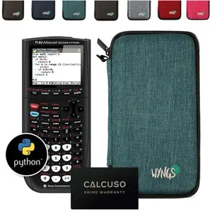 Calculatrice TI-82 Advanced Edition Python avec Housse de Protection W...