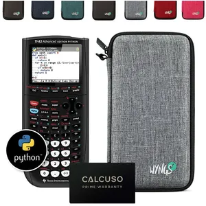 Calculatrice TI-82 Advanced Edition Python avec Housse de Protection W...Vendu paramazon