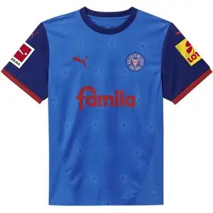 Puma Maillot Home 24/25 Holstein Kiel Enfant et Adolescent bleu 176 pas cher