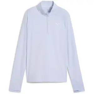 Puma Haut à col zippé RUN VELOCITY CLOUDSPUN Femme bleu M pas cher