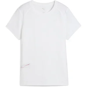 Comparateur de prix : Puma T-shirt en mesh RUN GRAPHIC Femme blanc M