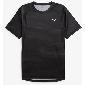 Comparateur de prix : Puma T-shirt de running à imprimé intégral VELOCITY Homme noir M