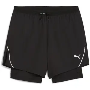 Puma Ultraweave 2in1 5in Short De Running Hommes - Noir, Taille XXL pas cher